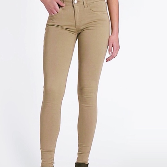 american eagle khaki jeggings